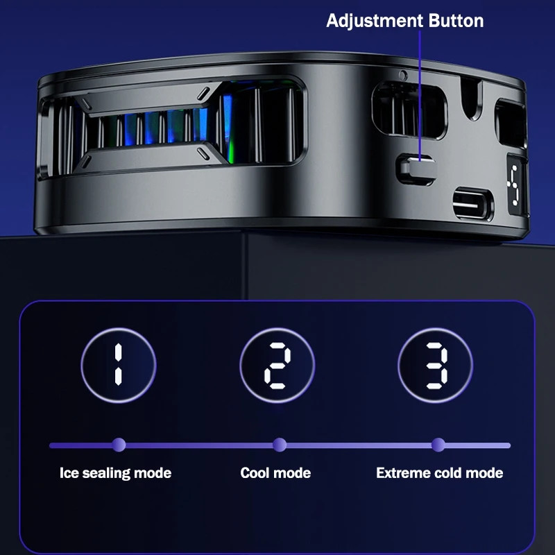Bonola pārnēsājams magnētiskais tālruņa dzesēšanas radiators ar klipsi iPhone/Samsung telefona spēļu pusvadītāju dzesētāja radiatoriem iPad