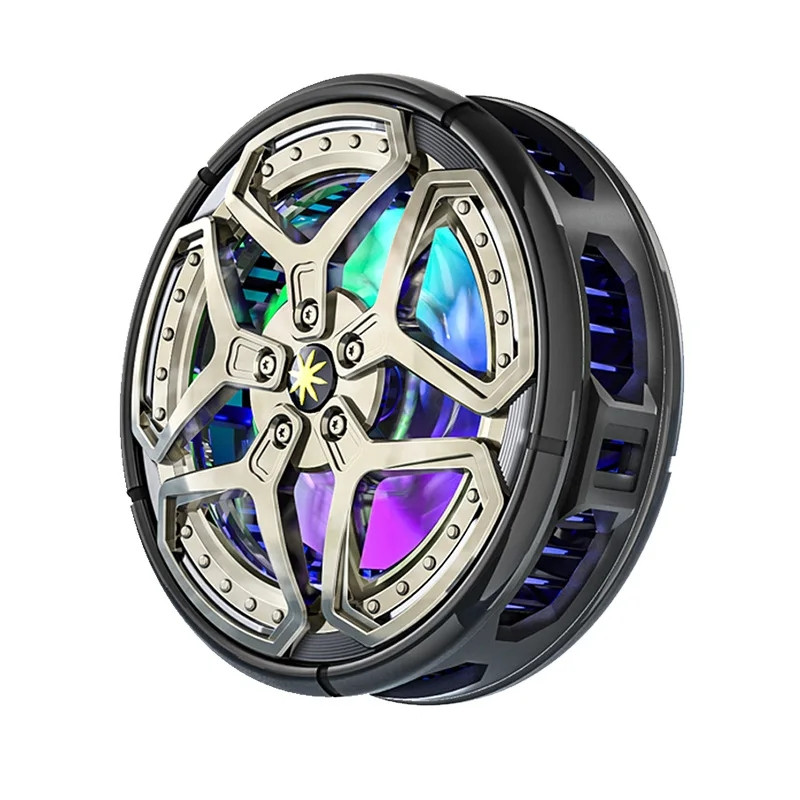 Bonola RGB lampas magnētiskais dzesēšanas ventilators iPhone/Android mobilajam tālrunim Peltier pusvadītāju ledusskapja radiators iPad/planšetdatoram JS81