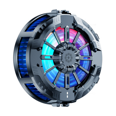 Magnetpooljuht mobiiltelefoni jahuti radiaator 10W tugev jahutus RGB 7 värvi valgustusega mängujahuti mobiiltelefoni tahvelarvutile