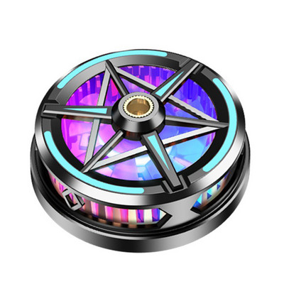 Magnetpooljuht mobiiltelefoni jahuti radiaator 10W tugev jahutus RGB 7 värvi valgustusega mängujahuti mobiiltelefoni tahvelarvutile