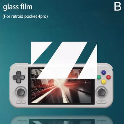 Puha, nagy felbontású védőfólia Retroid Pocket 4/4 Pro Games konzolos lejátszó képernyővédő fóliához
