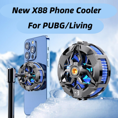 Radiator cu semiconductor pentru telefon mobil nou răcitor magnetic pentru ventilator de răcire pentru jocuri PUBG compatibil pentru iPhone 15 14 13 12 11 Pro Max