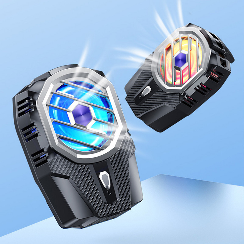 Bezvadu izslēgšanas mobilā tālruņa radiatora dzesēšanas ventilatora pusvadītāju mobilā tālruņa siltuma izlietnes spēļu dzesētājs Iphone Xiaomi Samsung