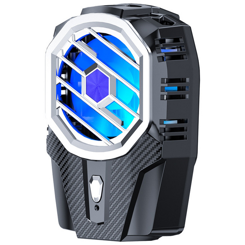 Bezvadu izslēgšanas mobilā tālruņa radiatora dzesēšanas ventilatora pusvadītāju mobilā tālruņa siltuma izlietnes spēļu dzesētājs Iphone Xiaomi Samsung