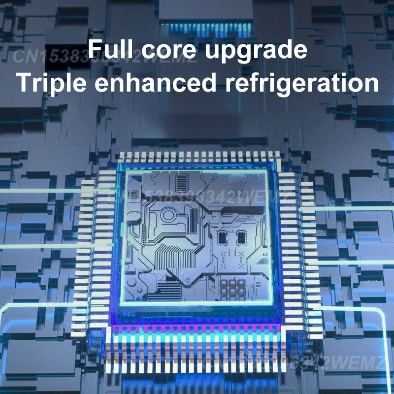 Mobilā tālruņa dzesēšanas ventilators Īpaši kluss E-sports Mobilo tālruņu aksesuāri Mobilais tālrunis Cool Heat Sink Obile Phone Cooler Portable