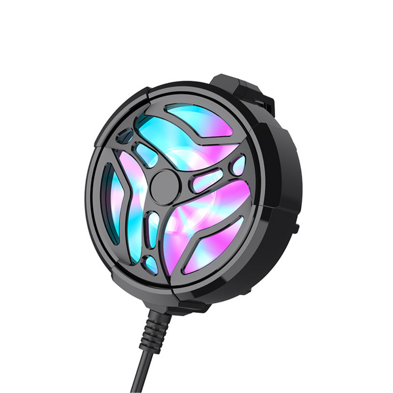 Universāls RGB Mini tālruņa dzesēšanas ventilators USB radiatora Turbo Hurricane spēļu dzesētājs Redmi Nova