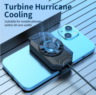 Mobilo tālruņu aksesuāri Ātrās dzesēšanas klusuma izslēgšana Mini mobilās spēles Radiators Mobilās spēles Artefakts Mobilā tālruņa dzesēšanas ventilators Ar gaisa dzesēšanu S1