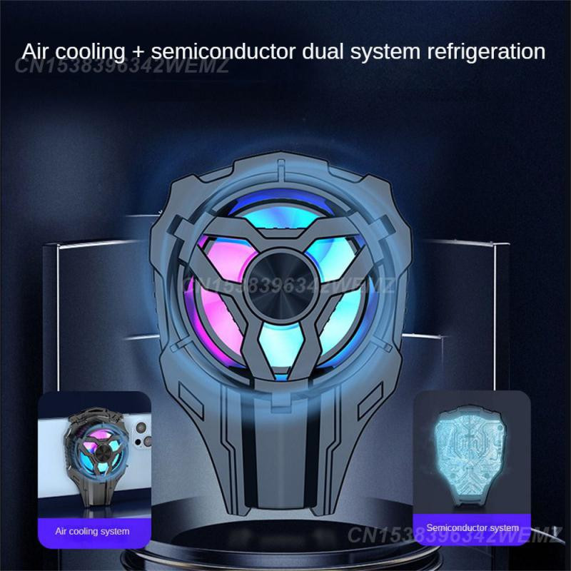 Hűtő hűtőborda Rendkívül csendes alumínium telefon radiátor irodai kiegészítők hűtőkapocs hordozható 15w-os okostelefon hűtőventilátor