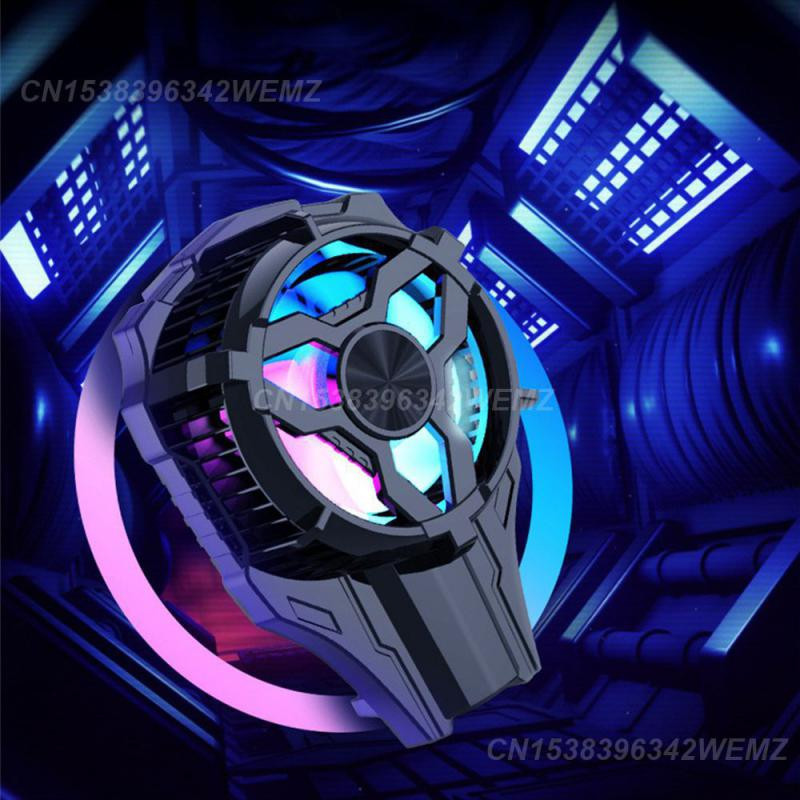 Hűtő hűtőborda Rendkívül csendes alumínium telefon radiátor irodai kiegészítők hűtőkapocs hordozható 15w-os okostelefon hűtőventilátor