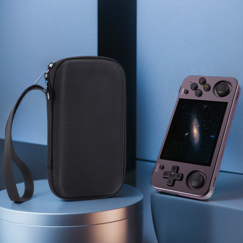 RG35XX H/RG353M spēļu konsoles uzglabāšanas soma EVA cieta triecienizturīga aizsargsomiņa pārnēsāšanas soma Mini somiņa spēļu piederumi