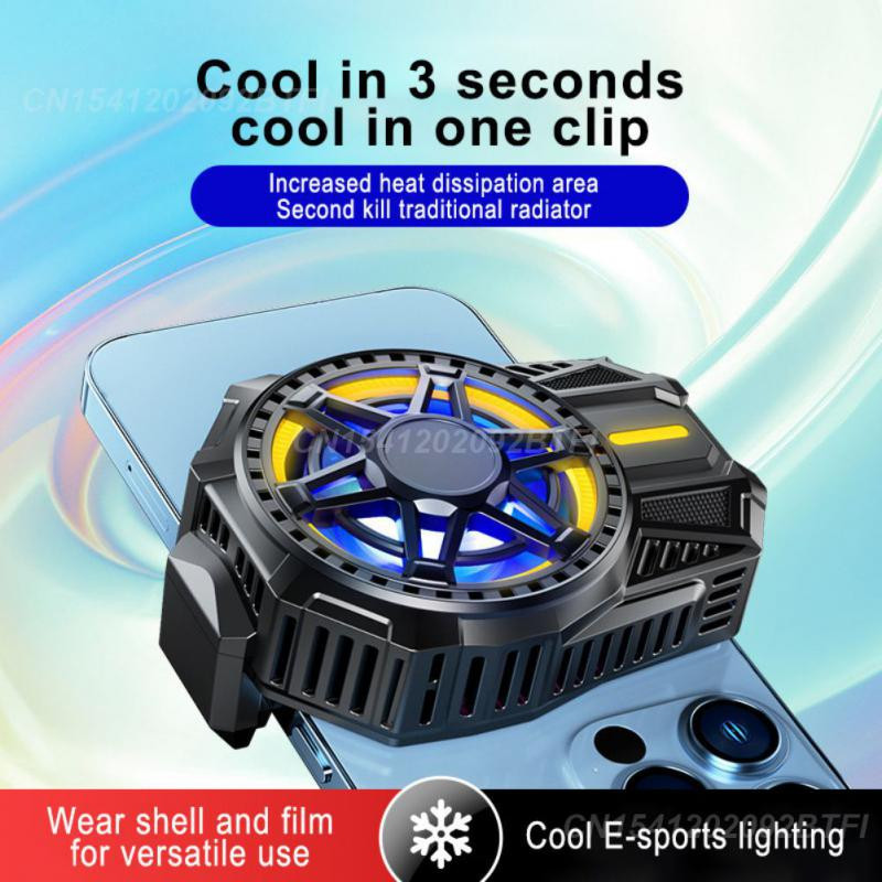 Mobiiltelefoni jahutusartefakt 4,5–6-tollise mobiiltelefoni jaoks kaasaskantava mobiiltelefoni jahutusradiaatori telefoni jahutusventilaatori radiaator alumiiniumist