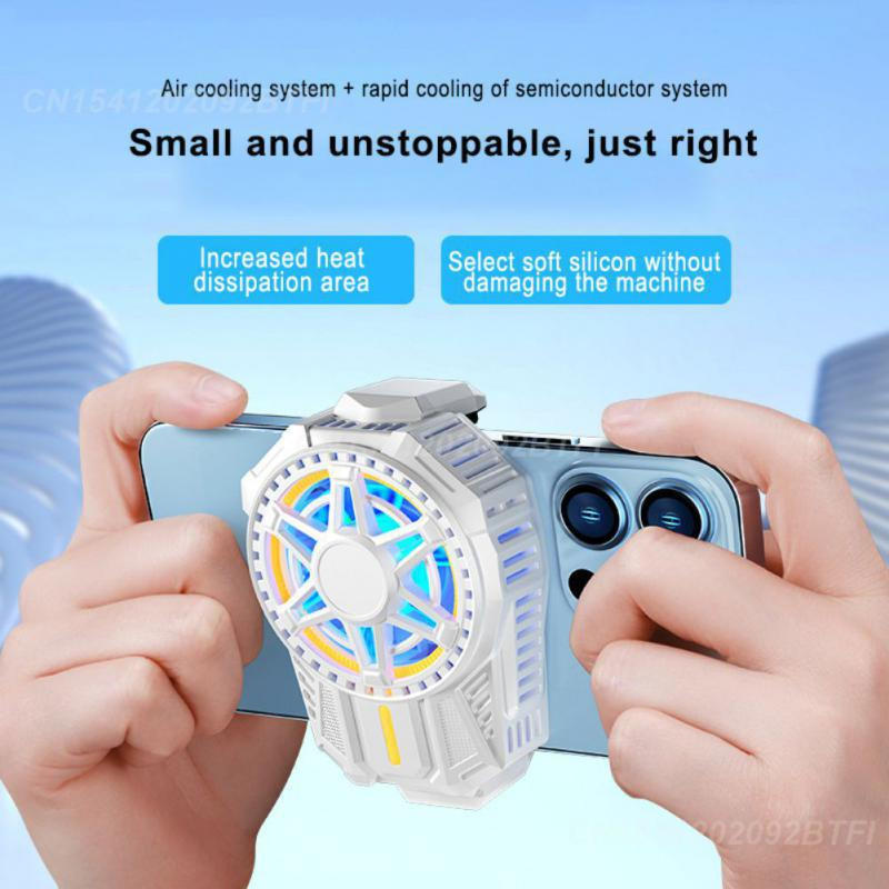 Mobiiltelefoni jahutusartefakt 4,5–6-tollise mobiiltelefoni jaoks kaasaskantava mobiiltelefoni jahutusradiaatori telefoni jahutusventilaatori radiaator alumiiniumist