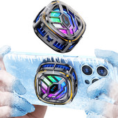 Magnet- ja tagaklambriga mobiiltelefoni jahuti RGB kiire jahutusega mobiiltelefoni radiaatori jahuti mobiilimängude jaoks Tiktoki otseülekande jaoks