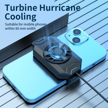 Αξεσουάρ κινητών τηλεφώνων Fast Cooling Mute Mini Mobile Game Radiator Mobile Game Artifact Mobile Phone Cooling Fan Air-cooled S1