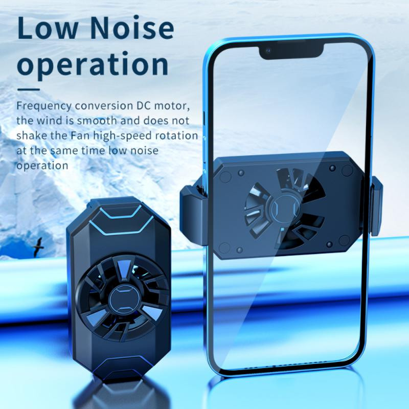 Mobilo tālruņu aksesuāri Ātrās dzesēšanas klusuma izslēgšana Mini mobilās spēles Radiators Mobilās spēles Artefakts Mobilā tālruņa dzesēšanas ventilators Ar gaisa dzesēšanu S1