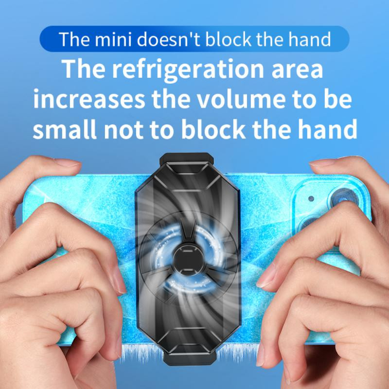 Mobilo tālruņu aksesuāri Ātrās dzesēšanas klusuma izslēgšana Mini mobilās spēles Radiators Mobilās spēles Artefakts Mobilā tālruņa dzesēšanas ventilators Ar gaisa dzesēšanu S1