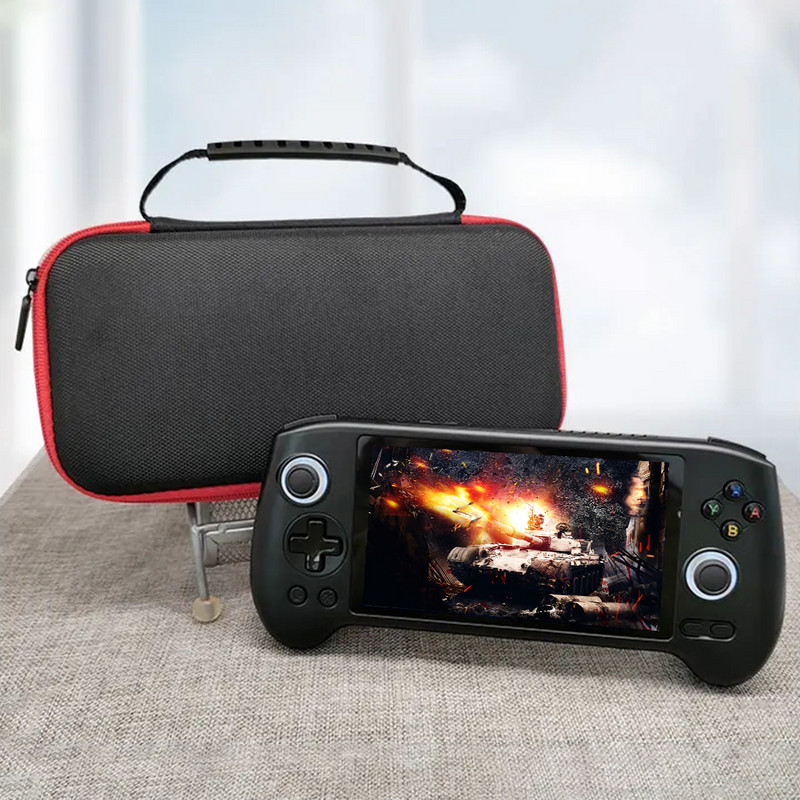 ANBERNIC RG556 spēļu konsoles uzglabāšanas soma EVA cietā ceļojumu soma Pārnēsājams ūdensnecaurlaidīgs aizsardzības futrālis rāvējslēdzēja soma