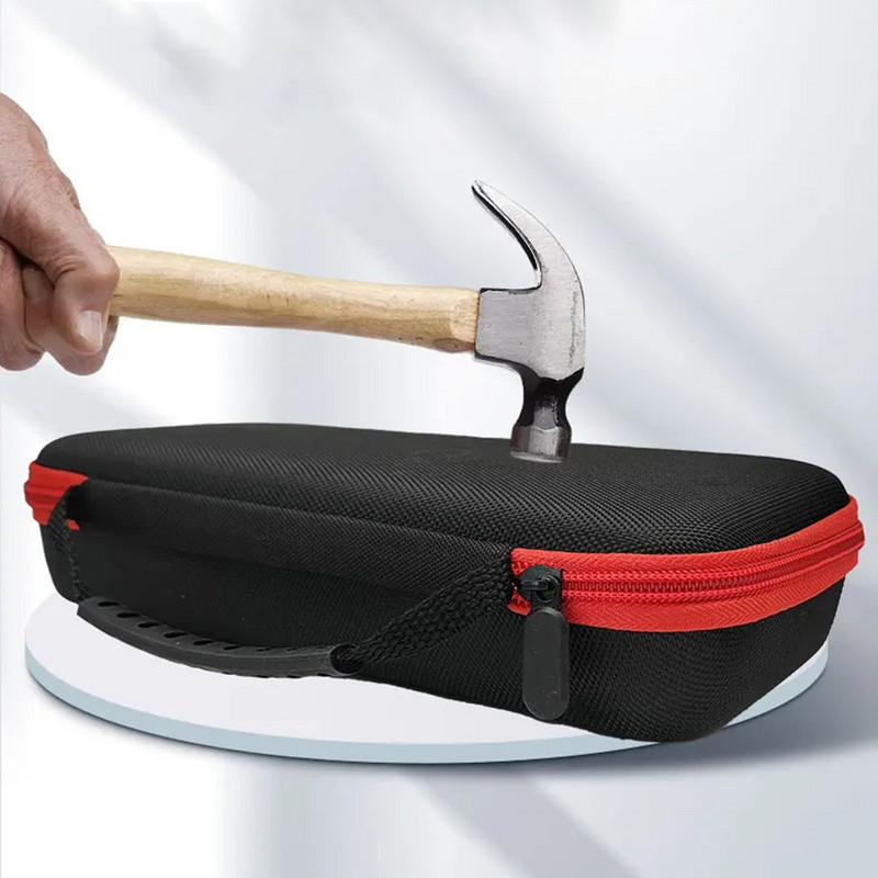 ANBERNIC RG556 spēļu konsoles uzglabāšanas soma EVA cietā ceļojumu soma Pārnēsājams ūdensnecaurlaidīgs aizsardzības futrālis rāvējslēdzēja soma