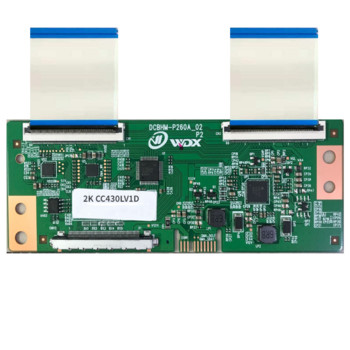 Πρόσφατα αναβαθμισμένη πλακέτα LCD TV Logic CC430LV2D/CC430LV1D 2K Μετρά το σημείο.