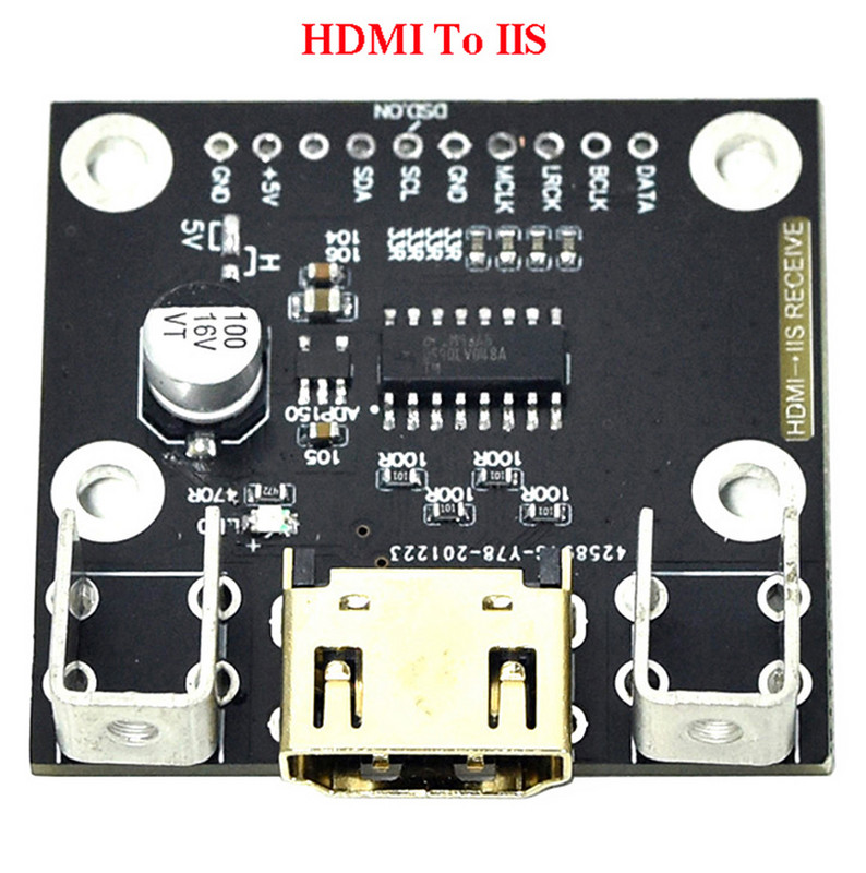 Receptor HDMI la I2S IIS la HDMI Placă de conversie a semnalului de transmisie Decodor DAC
