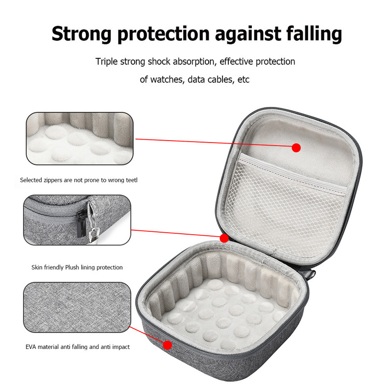 Cietais futrālis Marshall Willen pārnēsājamajam skaļrunim ceļojumu pārnēsāšanas glabāšanas aizsargsomiņai EVA drebēšanas izturīga cieta uzglabāšanas soma