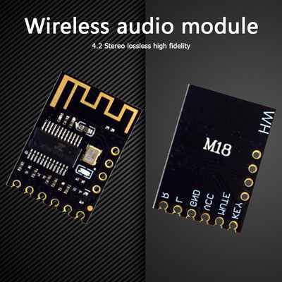 Modul receptor audio cu putere redusă 4.2 compatibil cu Bluetooth HW-425 Decodor de muzică MP3 stereo cu două canale de înaltă fidelitate