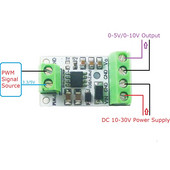 Tensiune intrare analogică impuls semnal PWM la ieșire convertizor DAC 0-5V/0-10V pentru Arduiuo MEGA2560 PLC Raspberr Pi ESP32 NodeMCU