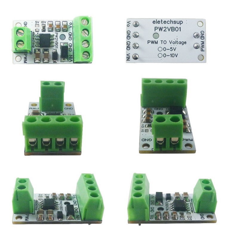 Tensiune intrare analogică impuls semnal PWM la ieșire convertizor DAC 0-5V/0-10V pentru Arduiuo MEGA2560 PLC Raspberr Pi ESP32 NodeMCU