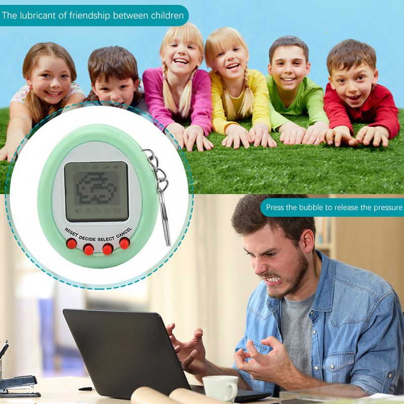 4/3/2/1 TK 90S jaoks Nostalgiline Tamagotchi elektrooniline 168 lemmikloomade mängukonsool, kaasaskantav võtmehoidja, laste mänguasi, naljakas virtuaalne kübermänguasi