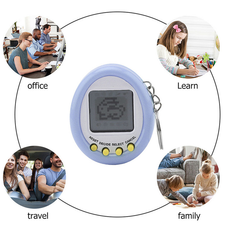 4/3/2/1 TK 90S jaoks Nostalgiline Tamagotchi elektrooniline 168 lemmikloomade mängukonsool, kaasaskantav võtmehoidja, laste mänguasi, naljakas virtuaalne kübermänguasi