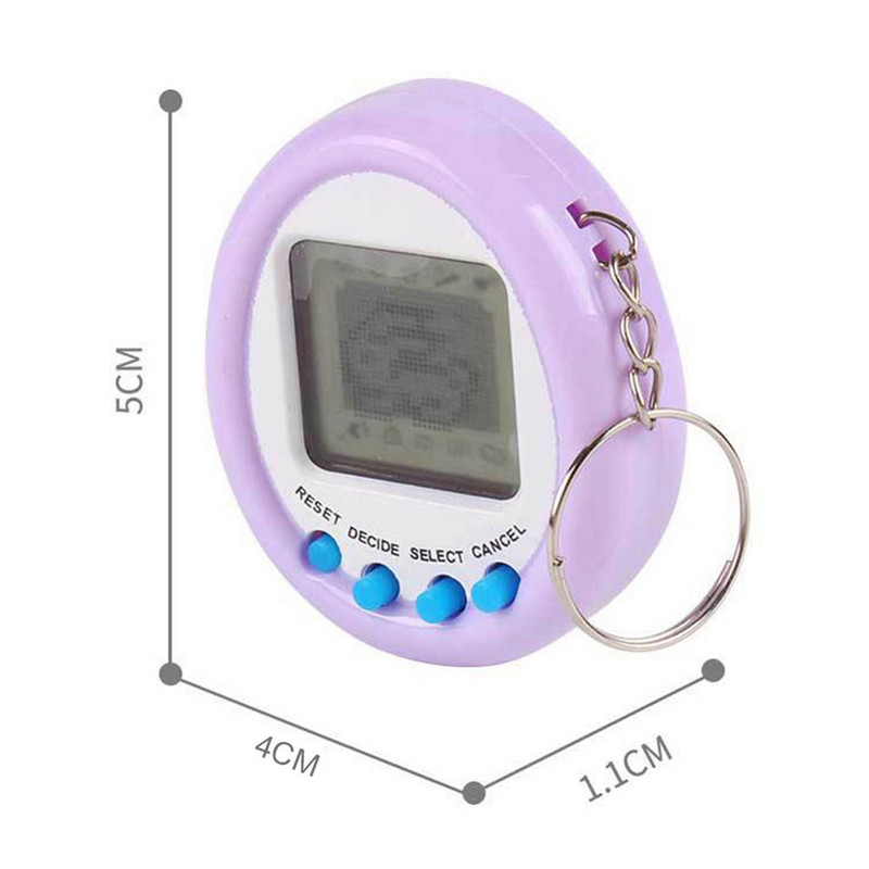 4/3/2/1 TK 90S jaoks Nostalgiline Tamagotchi elektrooniline 168 lemmikloomade mängukonsool, kaasaskantav võtmehoidja, laste mänguasi, naljakas virtuaalne kübermänguasi