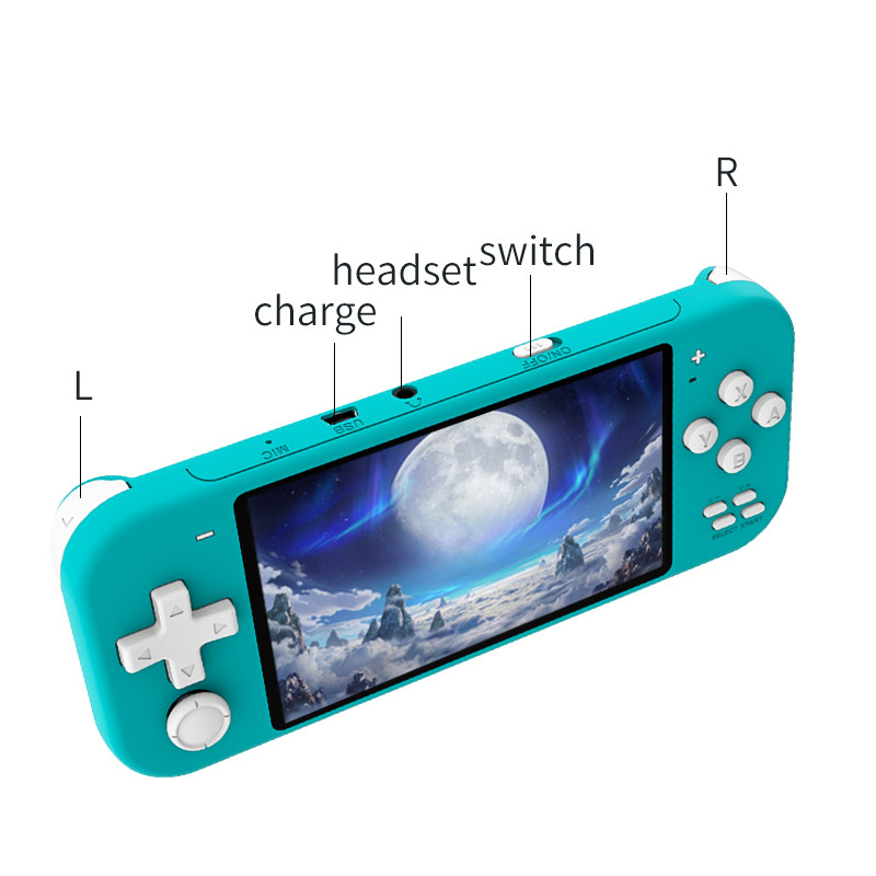 X20mini retro spēļu konsole, pārnēsājama, pārnēsājama videospēļu konsole atskaņotāji, pārnēsājami iebūvēti 3000 spēļu klasiskās mīklu arkādes spēles