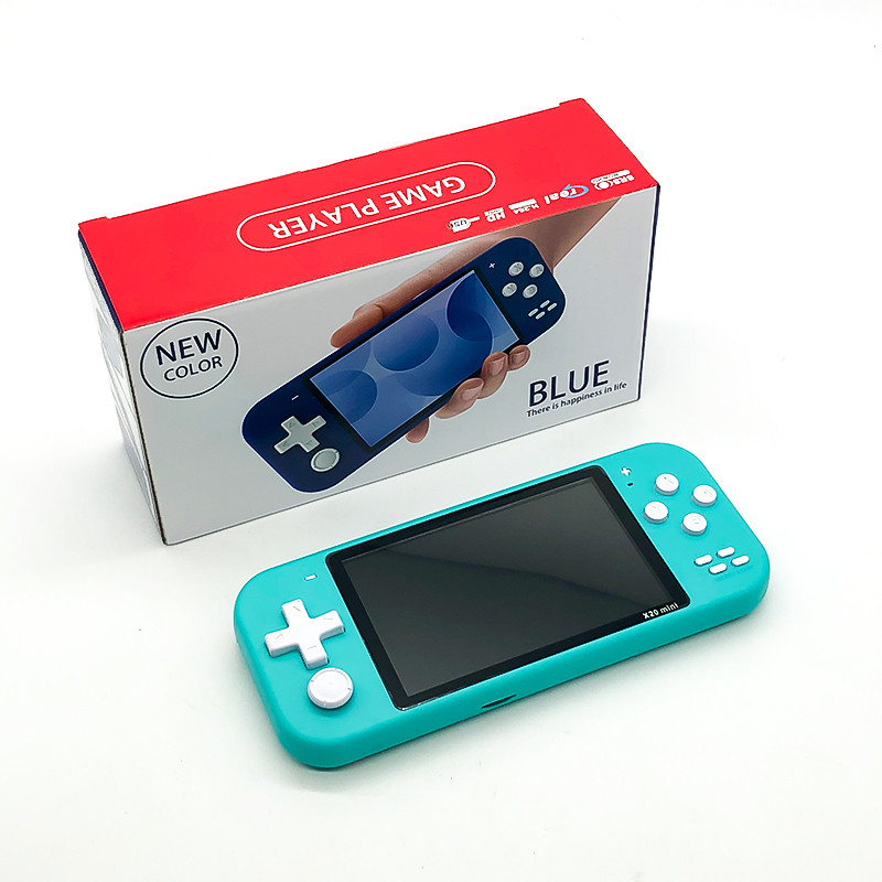 X20mini retro spēļu konsole, pārnēsājama, pārnēsājama videospēļu konsole atskaņotāji, pārnēsājami iebūvēti 3000 spēļu klasiskās mīklu arkādes spēles