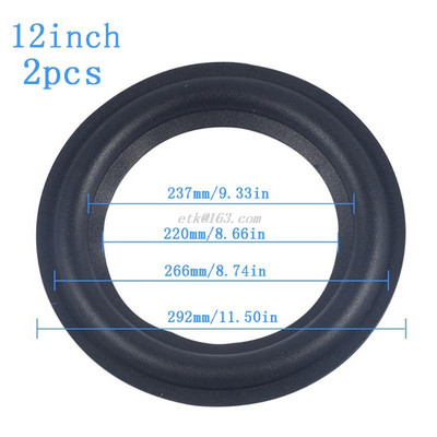 4/5/6.5/8/10/12 Inch Universal High Elasticity Speaker Surround Repair Αφρός Woofer Edge Replacement Foam Rubber