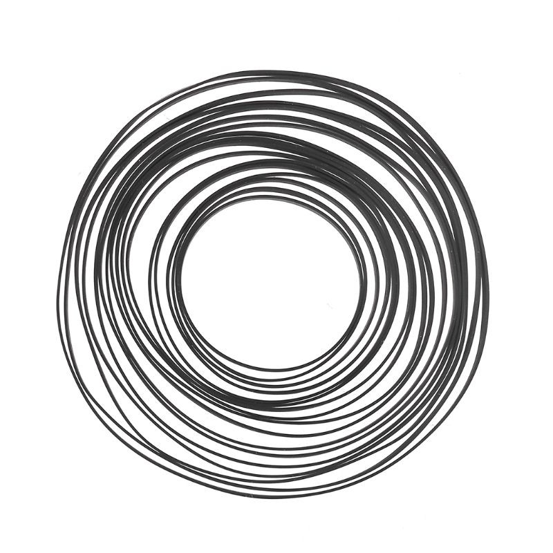 4 mm pločio plokščios kasetinės juostos mašinos diržas Įvairus bendras įrašymo įrenginio „Walkman“ kartotuvo diržas, DVD įrenginio guminis diržas