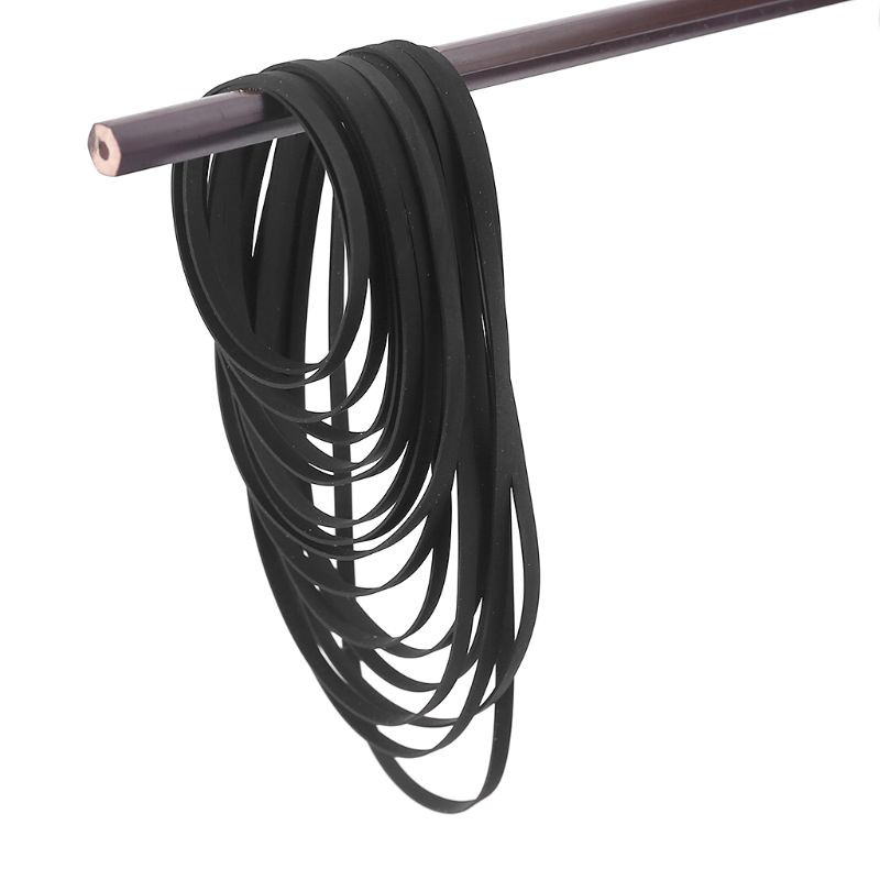 4 mm pločio plokščios kasetinės juostos mašinos diržas Įvairus bendras įrašymo įrenginio „Walkman“ kartotuvo diržas, DVD įrenginio guminis diržas