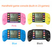 Prijenosna ručna igraća konzola BRICK GAME Ručni igrači Nostalgične edukativne igračke Pocket 4 boje Klasični poklon iz djetinjstva