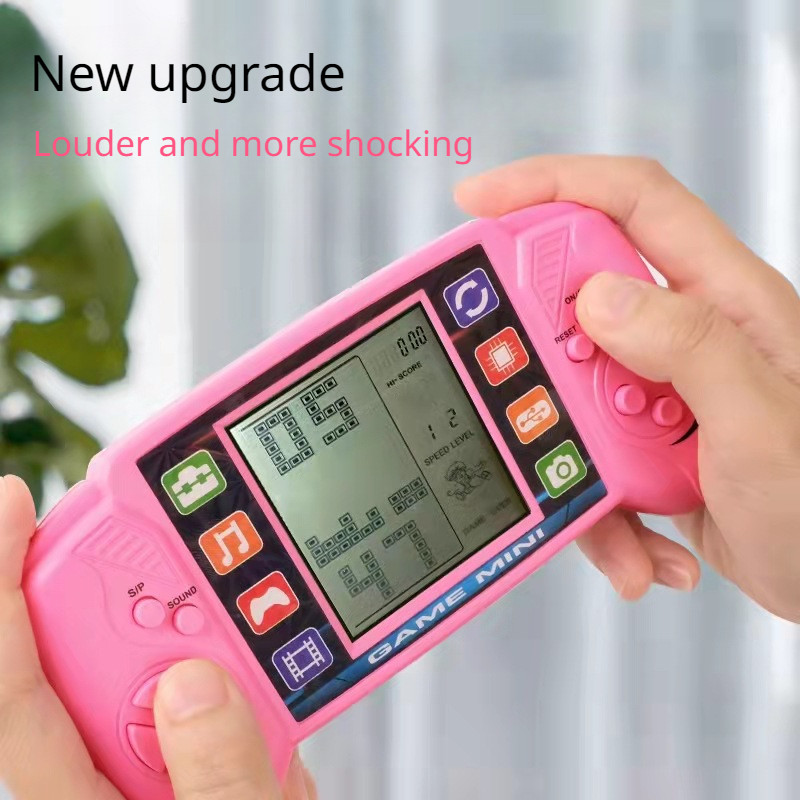 Prijenosna ručna igraća konzola BRICK GAME Ručni igrači Nostalgične edukativne igračke Pocket 4 boje Klasični poklon iz djetinjstva