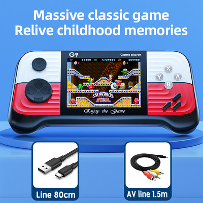 2023. aasta Konsoli mäng Genggam Baru Tipe Rocker Retro Warna Hit Genggam Konsoli mäng PSP Arcade G9 mäng 666 IN 1