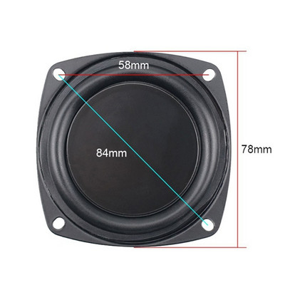 Bass Radiator Speaker Diaphragm Auxiliary Strengthen Bass Vibration Membrane Passive Radiator for Woofer Speaker DIY
