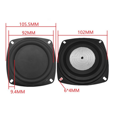 Bass Radiator Speaker Diaphragm Auxiliary Strengthen Bass Vibration Membrane Passive Radiator for Woofer Speaker DIY