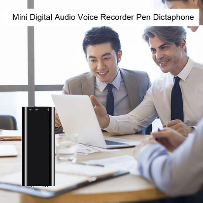 Mini 8GB 16GB 32GB Voice Digital Audio Hangrögzítő Professzionális MP3 lejátszó 3 az 1-ben Memória Tárhely 192 Kbps WAV felvétel