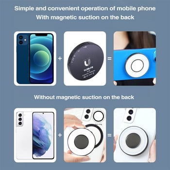 Magnetic clip-on Smartphone Selfie Light Led Ring Fill Light για Magsafe Iphone 12 13 14 Series Android Φωτισμός τηλεφώνου Επαναφορτιζόμενο