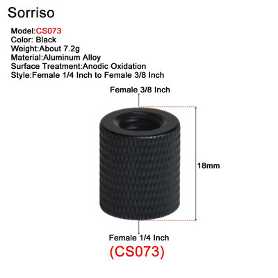 Завинтете женски 1/4 инча до 1/4" 3/8" M4 M5 M6 M8 M10 адаптер за монтиране за фотоапарат DSLR Live Flash статив Monpod Скоба Стойка за осветление