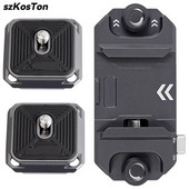 Алуминиева скоба за каишка за раница с бързо освобождаване Универсална за Arca Swiss Slot DSLR фотоапарат Фотография за аксесоари Sony Nikon