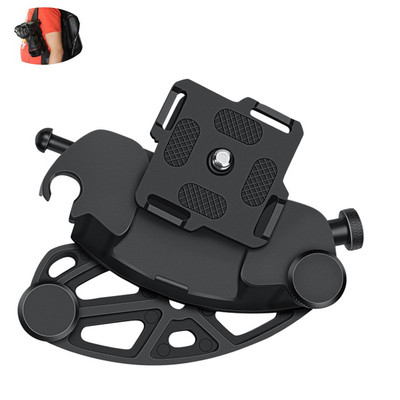 Алуминиева скоба за каишка за раница с бързо освобождаване Универсална за Arca Swiss Slot DSLR фотоапарат Фотография за аксесоари Sony Nikon