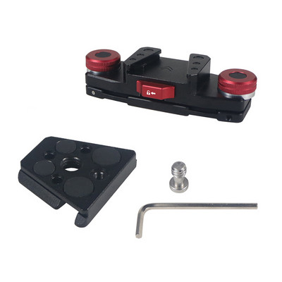 Алуминиева скоба за каишка за раница с бързо освобождаване Универсална за Arca Swiss Slot DSLR фотоапарат Фотография за аксесоари Sony Nikon