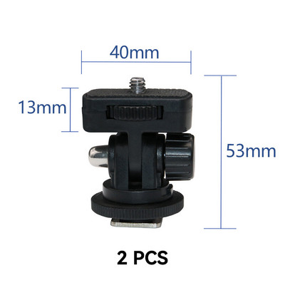 1 БР. 1/4" винт, бързо освобождаващ се държач за монитор, скоба за камера, въртяща се и регулируема наклонена стойка за монитор със студена обувка