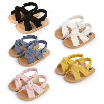 Breathable Summer Baby Girls sandals Fashion Newborn Baby Girls Μονόχρωμα σανδάλια Toddlers Soft Sole Outdoor Indoor Prewalker