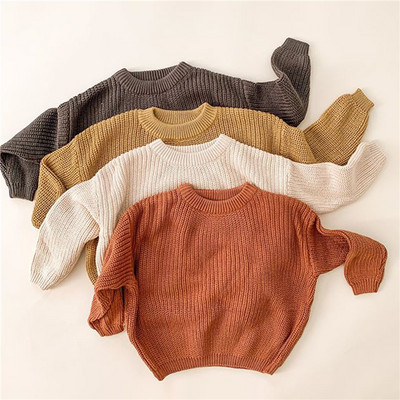 Pulovere de primăvară, toamnă, nou-născuți, îmbrăcăminte tricotată pentru copii mici, pulovere de tricotat, topuri, fete, băieți, pulovere pentru copii